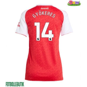 Arsenal Viktor Gyokeres #14 Hemmatröja Kvinnor 2025-26 Kortärmad